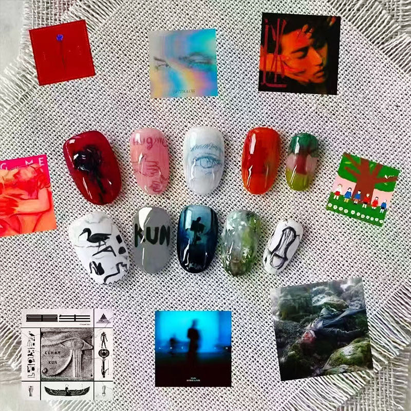 Künstlerische Themen Nageldesign Kollektion Brehn