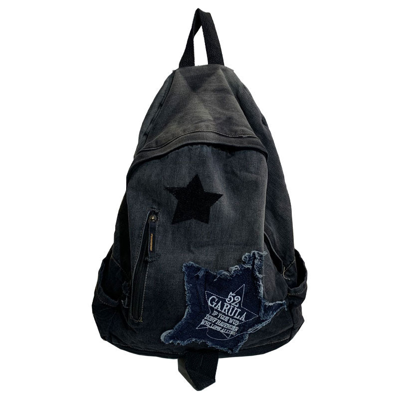 Denim Star Applikation Freizeit Schulrucksack Brehn
