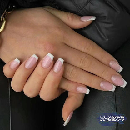 French Tip Acryl Nagelkunst Set