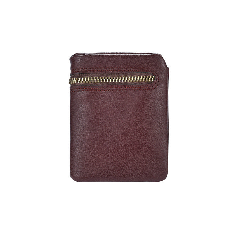 Stylische Reißverschluss-Münztasche Brehn