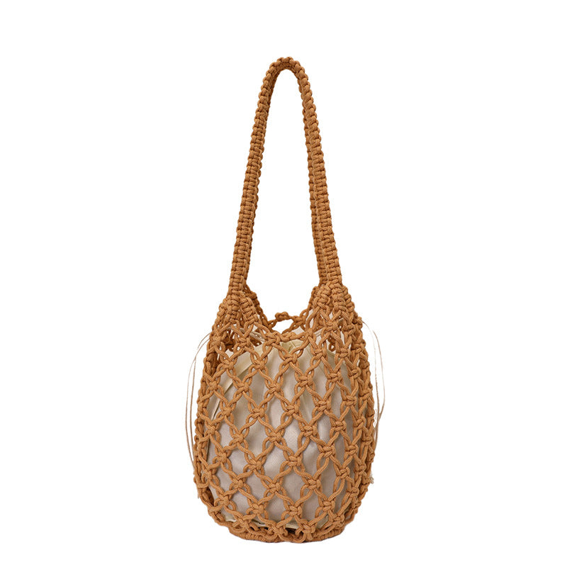 Stylische Makramee Tragetasche Brehn