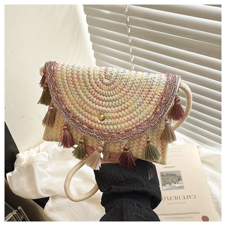 Bohemian Gewobene Clutch-Tasche Brehn