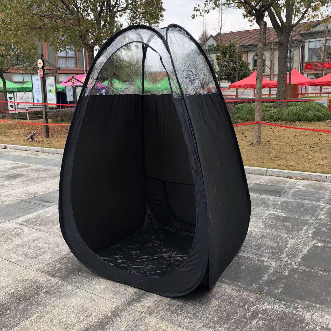 mobile Umkleidekabine mit Sichtschutz Brehn