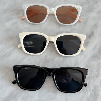 Damen modische quadratische Sonnenbrille mit UV-Schutzfilter und robustem Rahmen Brehn