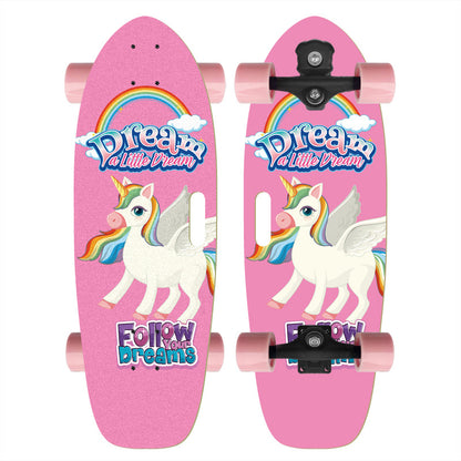 Skateboard mit individuellem Cartoon-Design Brehn