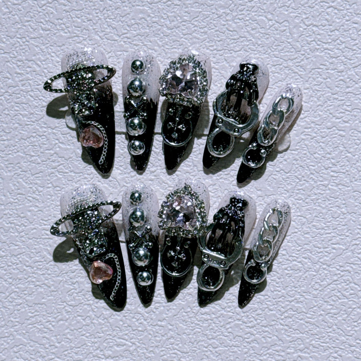 Glamouröse Nagelkunst Verlängerungen