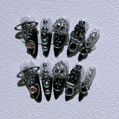 Glamouröse Nagelkunst Verlängerungen