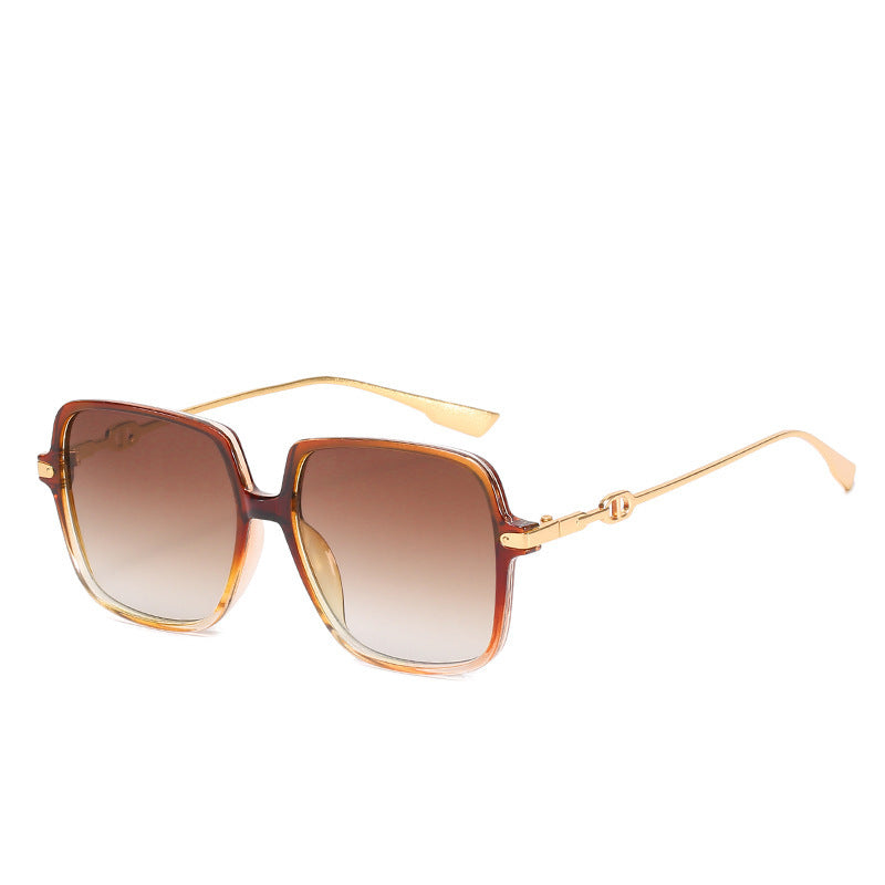 Oversized Chic Quadratrahmen Sonnenbrille Brehn