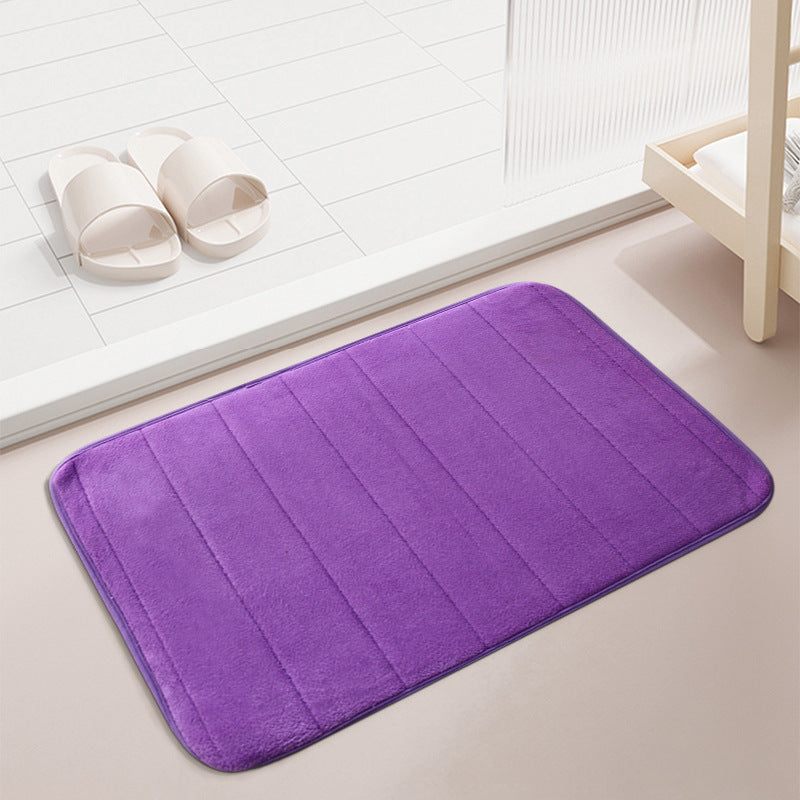 Weicher Plush-Badezimmerteppich Brehn