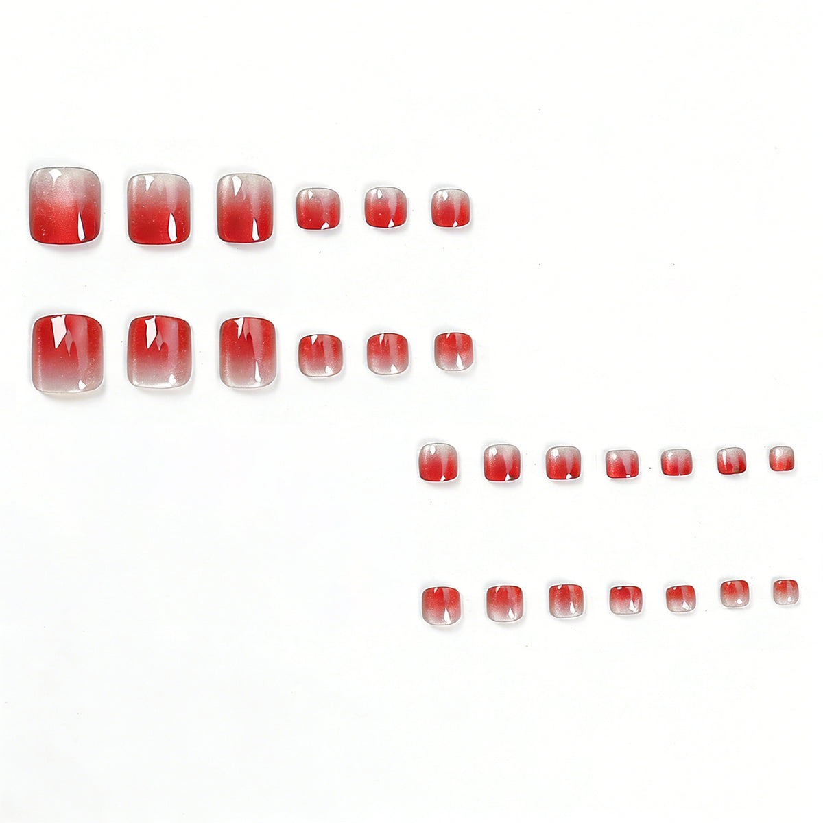 Ombre Pediküre Nagelkunst Brehn