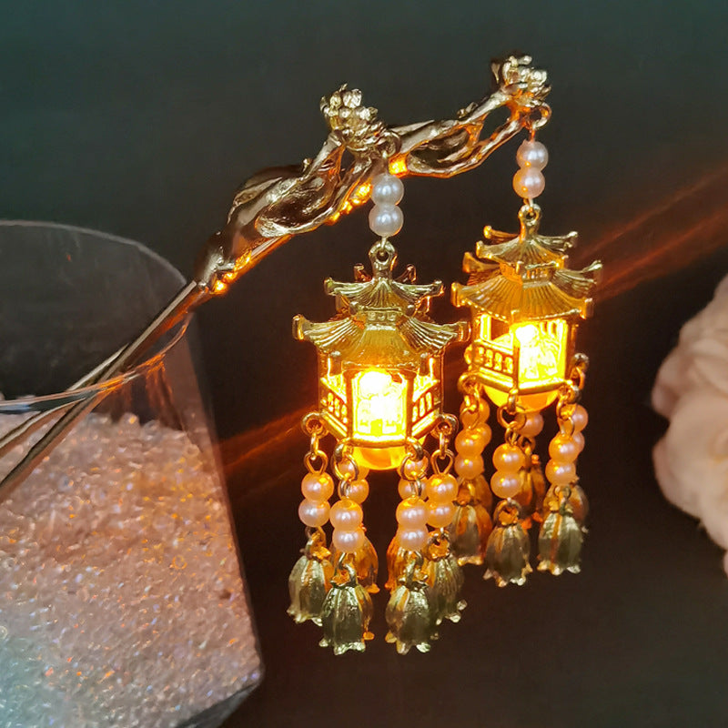 Elegante Laterne Haarnadel Brehn