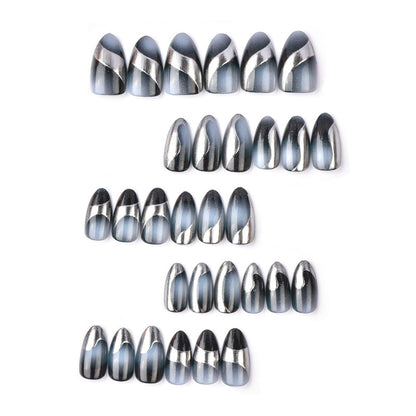 Künstlerisches Glam Nageldesign Brehn