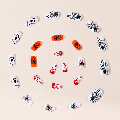 Halloween-Themen 3D Acryl Nagelkunst Set Brehn
