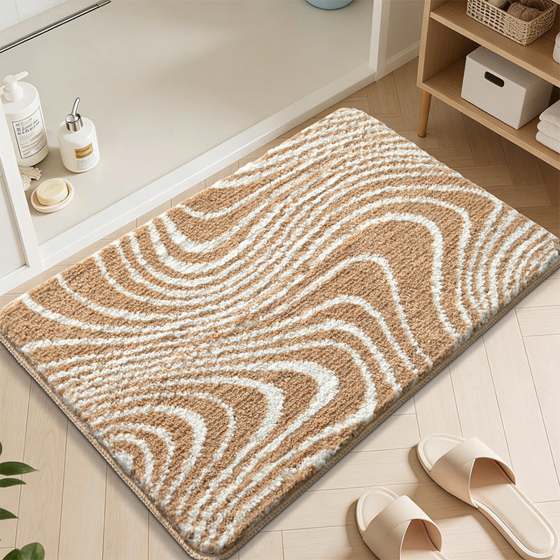 Abstract Wave Pattern Badmatte Brehn
