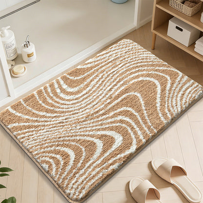 Abstract Wave Pattern Badmatte Brehn