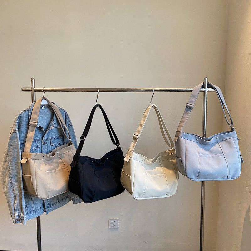 Stylische Leder Hobo Brehn