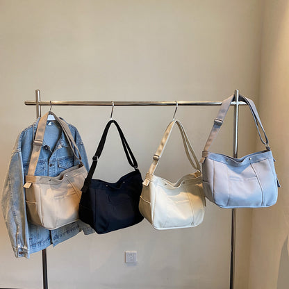 Stylische Leder Hobo Brehn