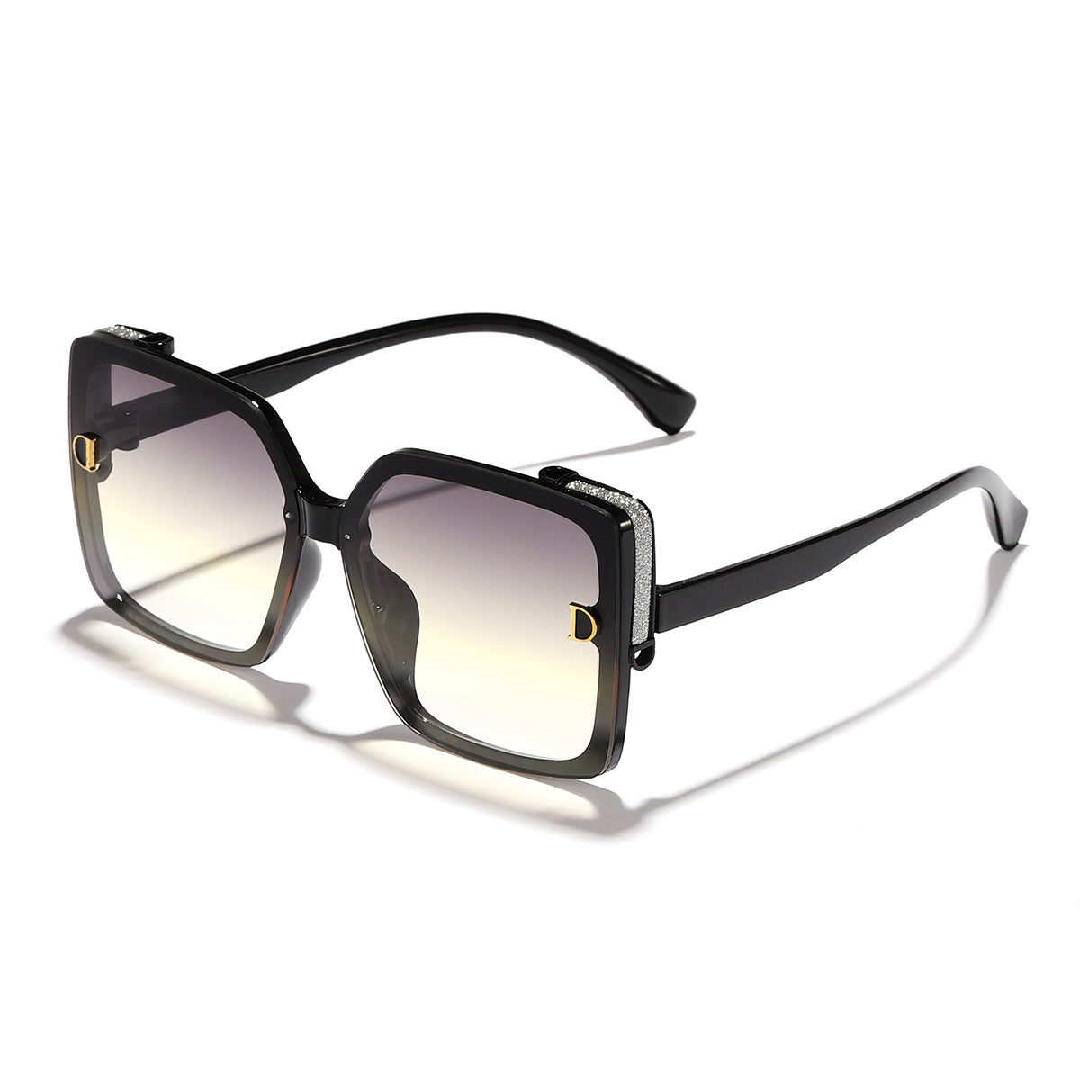 Damen Designer-Sonnenbrille mit luxuriösem Rahmen und glitzernden Details Brehn