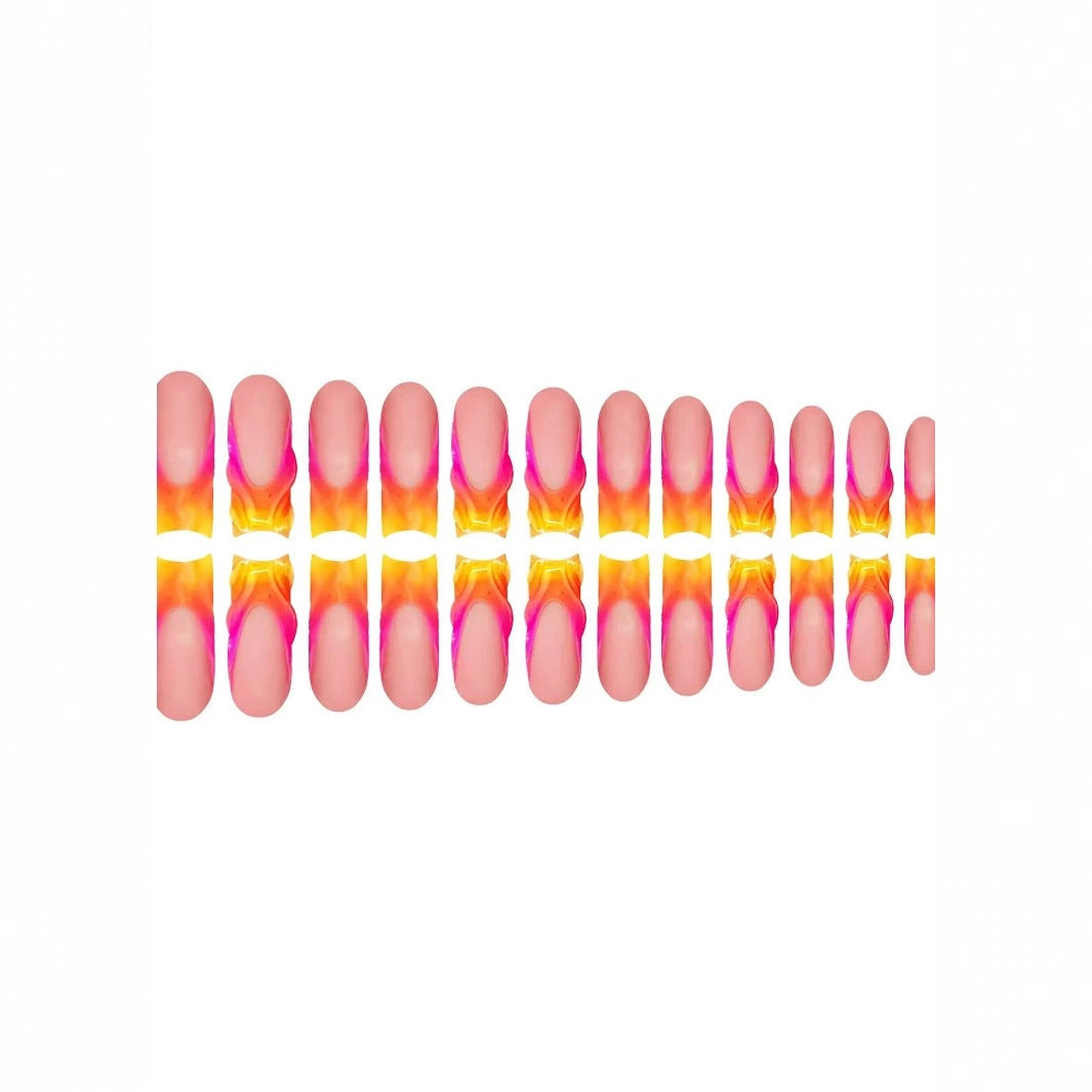 Künstlerischer Gradient Nagelkunst Brehn