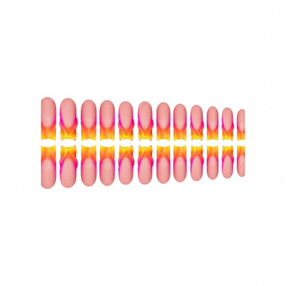 Künstlerischer Gradient Nagelkunst Brehn