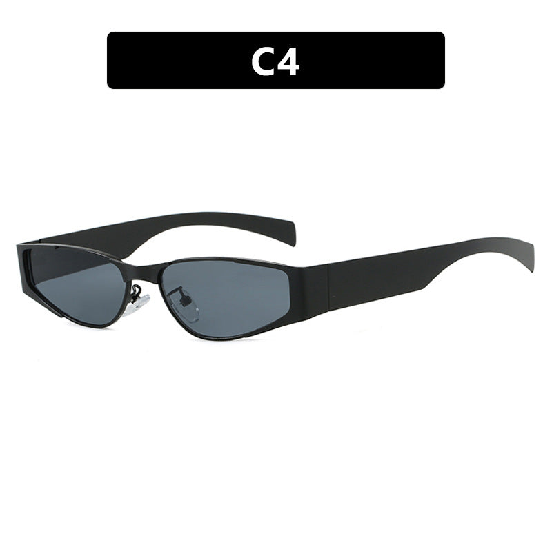 Damen elegante schmal geschnittene Sonnenbrille mit UV-Schutz Brehn