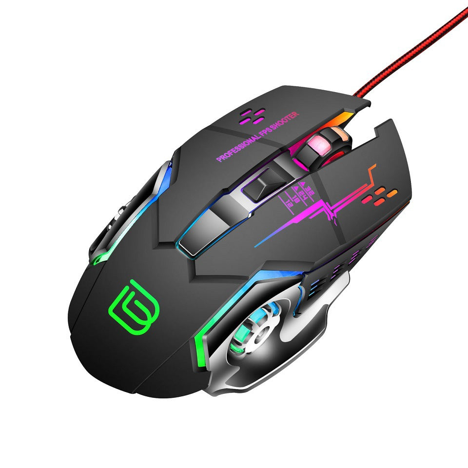 Gaming-Maus mit Präzisem Sensor und Rgb-Beleuchtung Brehn
