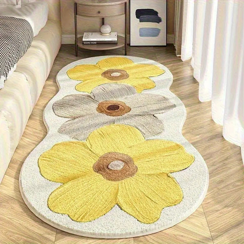 Blumenmuster Memory Foam Teppich