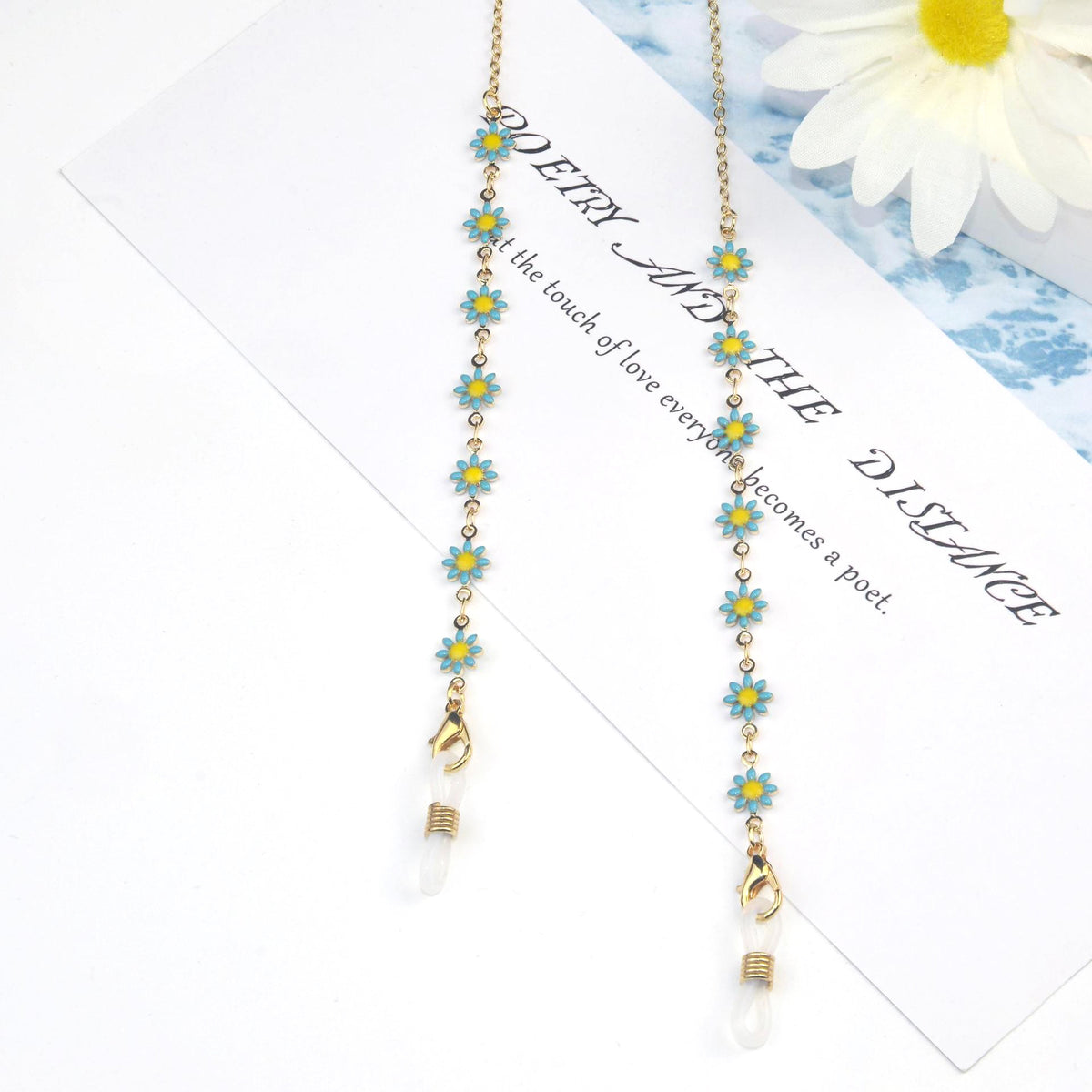 Floral Design Eyewear Chain Brehn