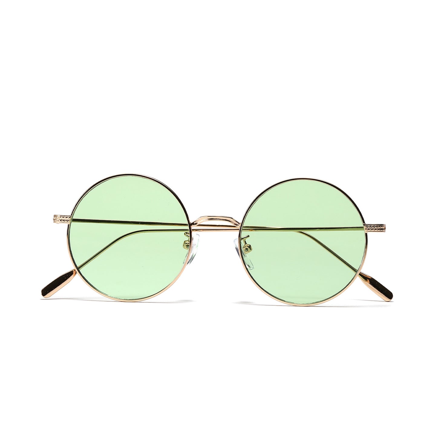 Damen runde modische Sonnenbrille mit glamourösem Rahmen Brehn