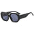 Damen modische Sonnenbrille im eleganten, achteckigen Design Brehn