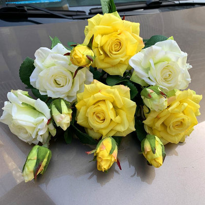 Realistische Künstliche Rosen Blumenarrangement