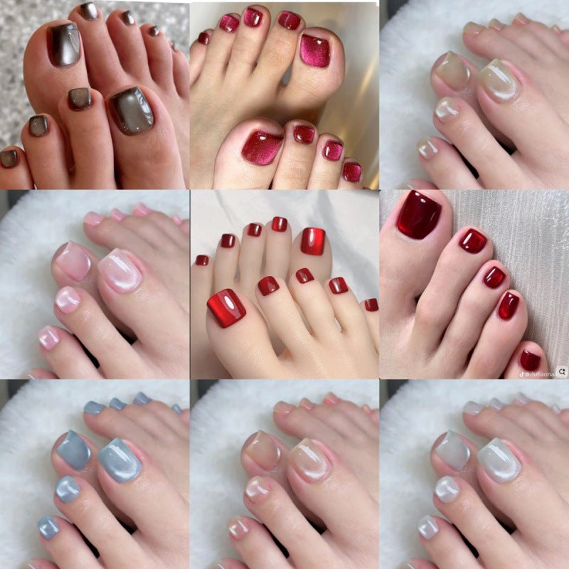 Einzigartige Press-On Nagelkunst Brehn