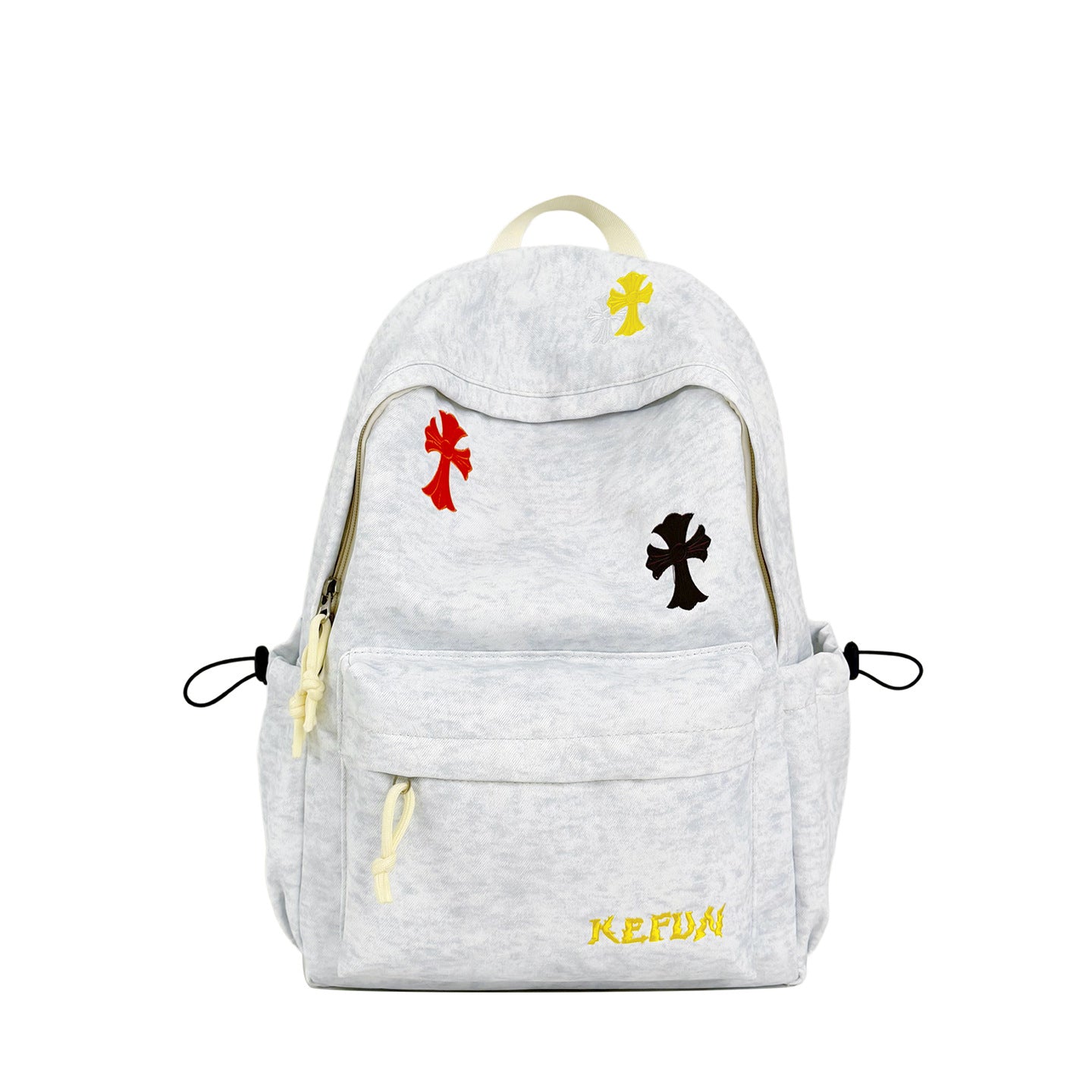 Lässiger gestickter Rucksack