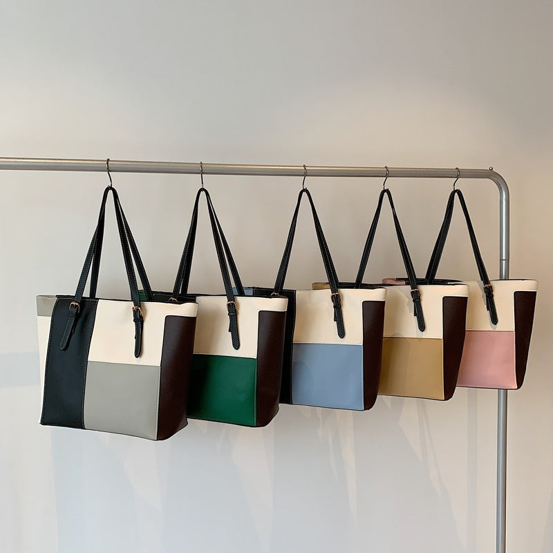 Stylische Farbblock-Tote-Bag Brehn