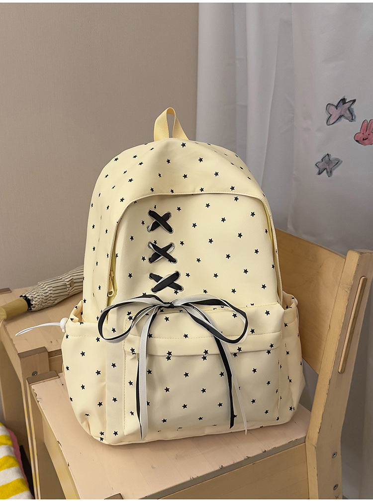Sternenprint Dekorativer Schulrucksack Brehn