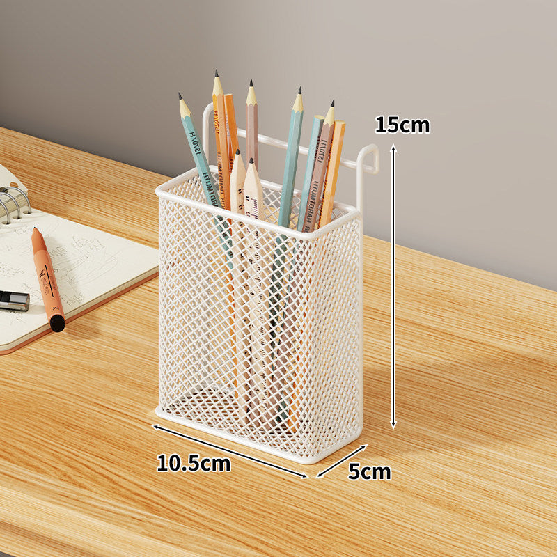 Mesh Zwei-Ebenen Schreibtisch Dokumenten- und Schreibwaren-Organizer