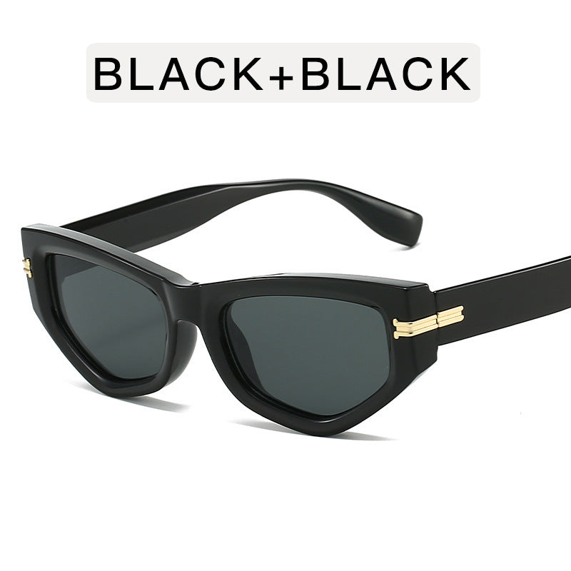 Damen trendige Cat-Eye Sonnenbrille Brehn