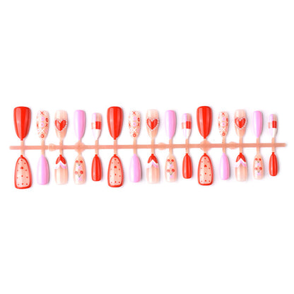 Themen Herz-inspiriertes Aufkleber-Nagelkunst-Set