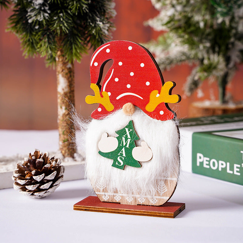 Weihnachtsmann Dekofigur im rustikalen Design Brehn