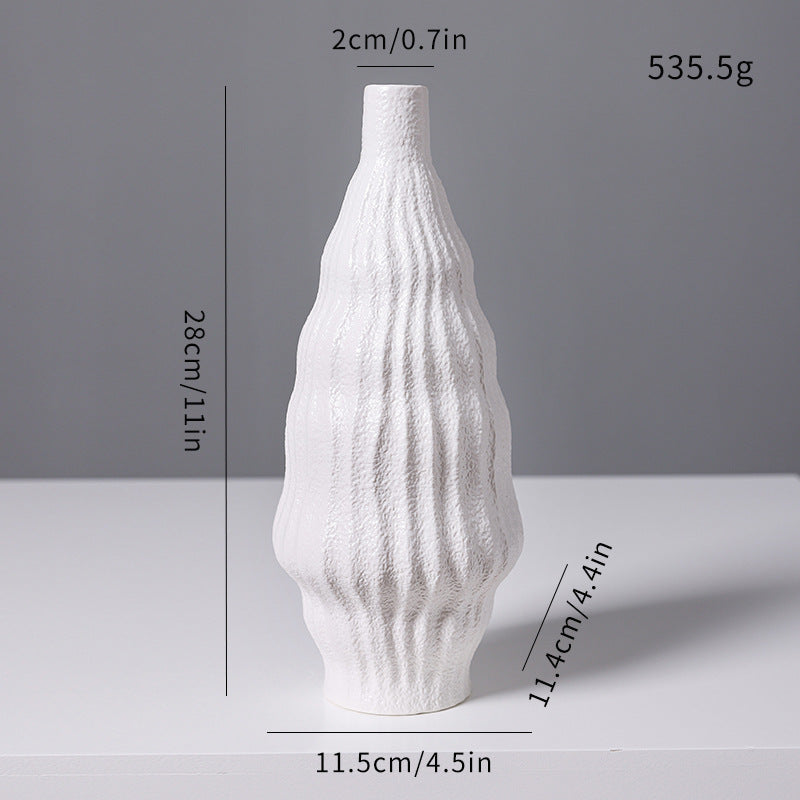 Skandinavische keramische Blumenvase