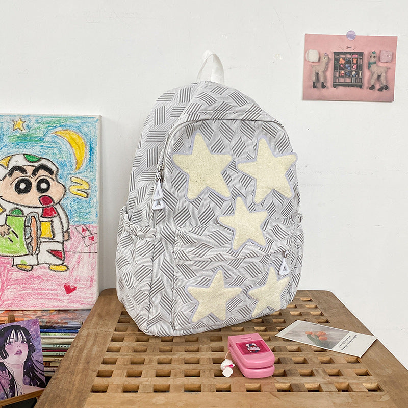 Rucksack mit Stilvollem Sternen-Design und Komfortablem Tragesystem Brehn