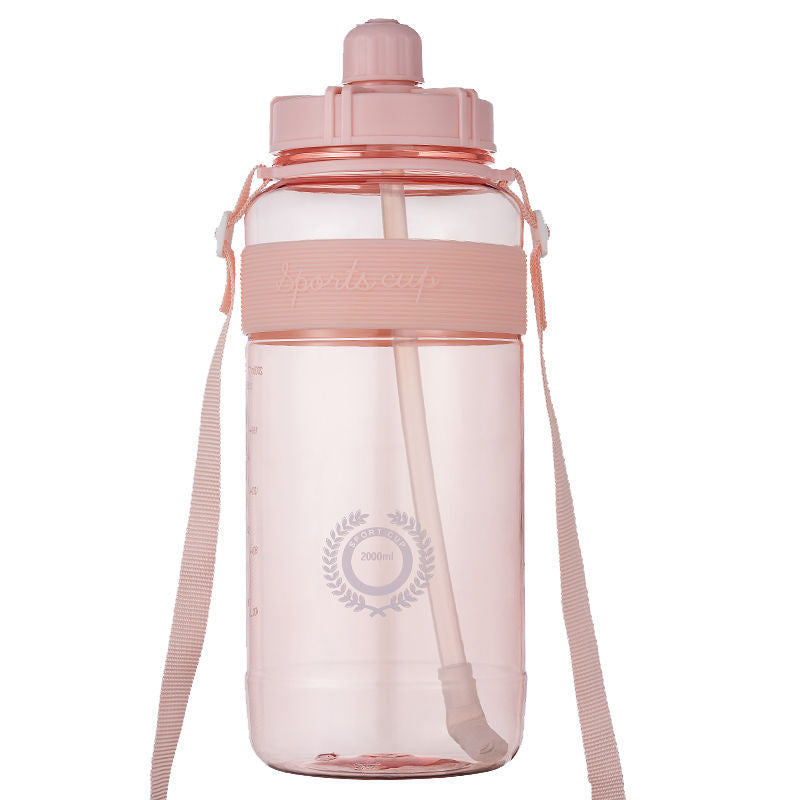 Unisex Hochvolumige Sport-Trinkflasche mit praktischer Deckelöffnung Brehn