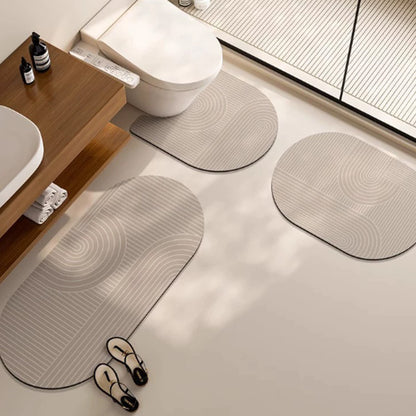elegantes strukturiertes Badetuch-Set Brehn