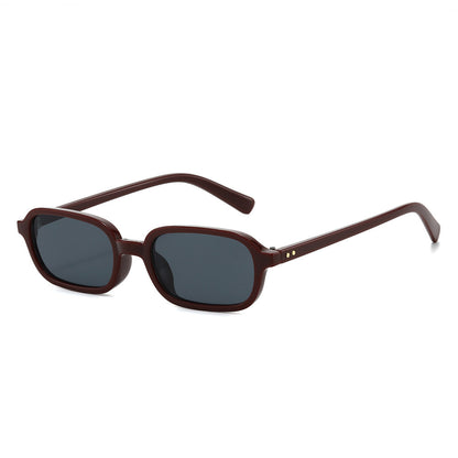 Schlanke Minimalistische Quadratische Sonnenbrille Brehn