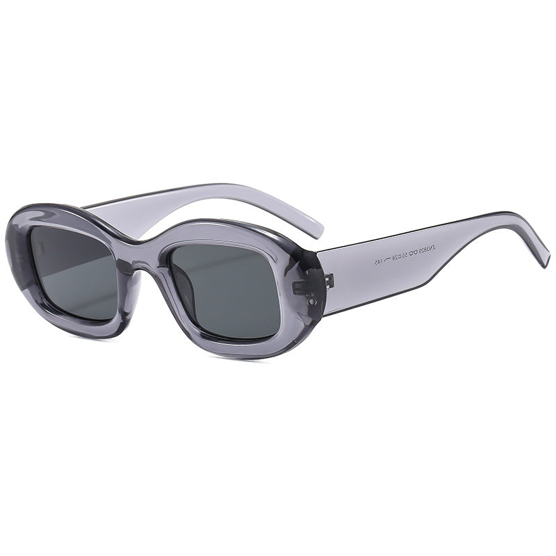 Damen Modische Sonnenbrille mit weichem, geschwungenem Rahmen Brehn