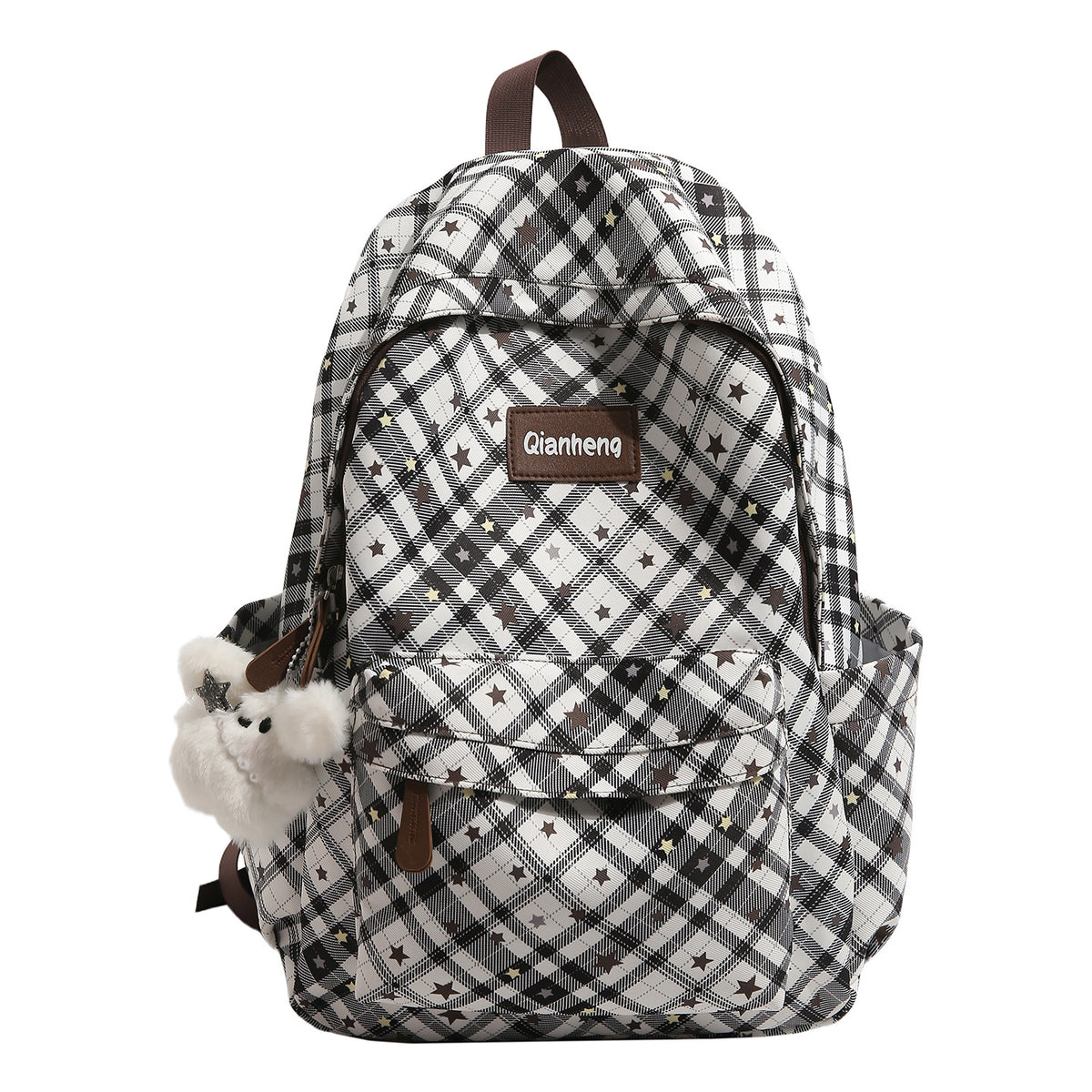 Stylische geometrisch gemusterte Rucksack Brehn