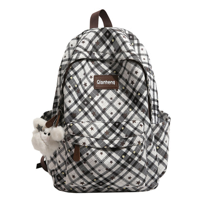 Stylische geometrisch gemusterte Rucksack Brehn