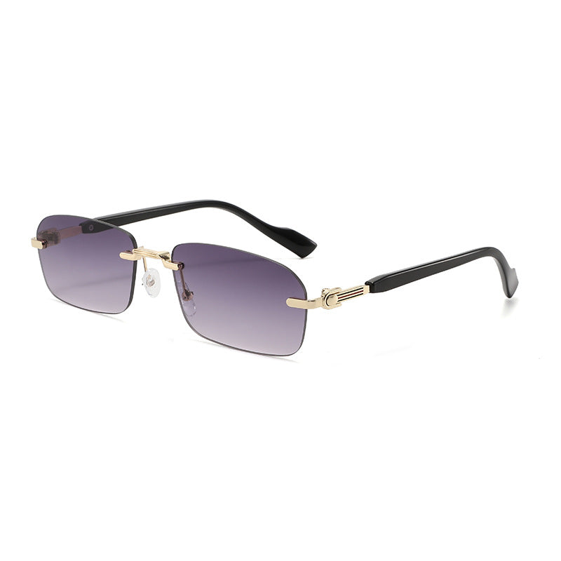Herren Sleek Geometrischer Rahmen Sonnenbrillen Brehn