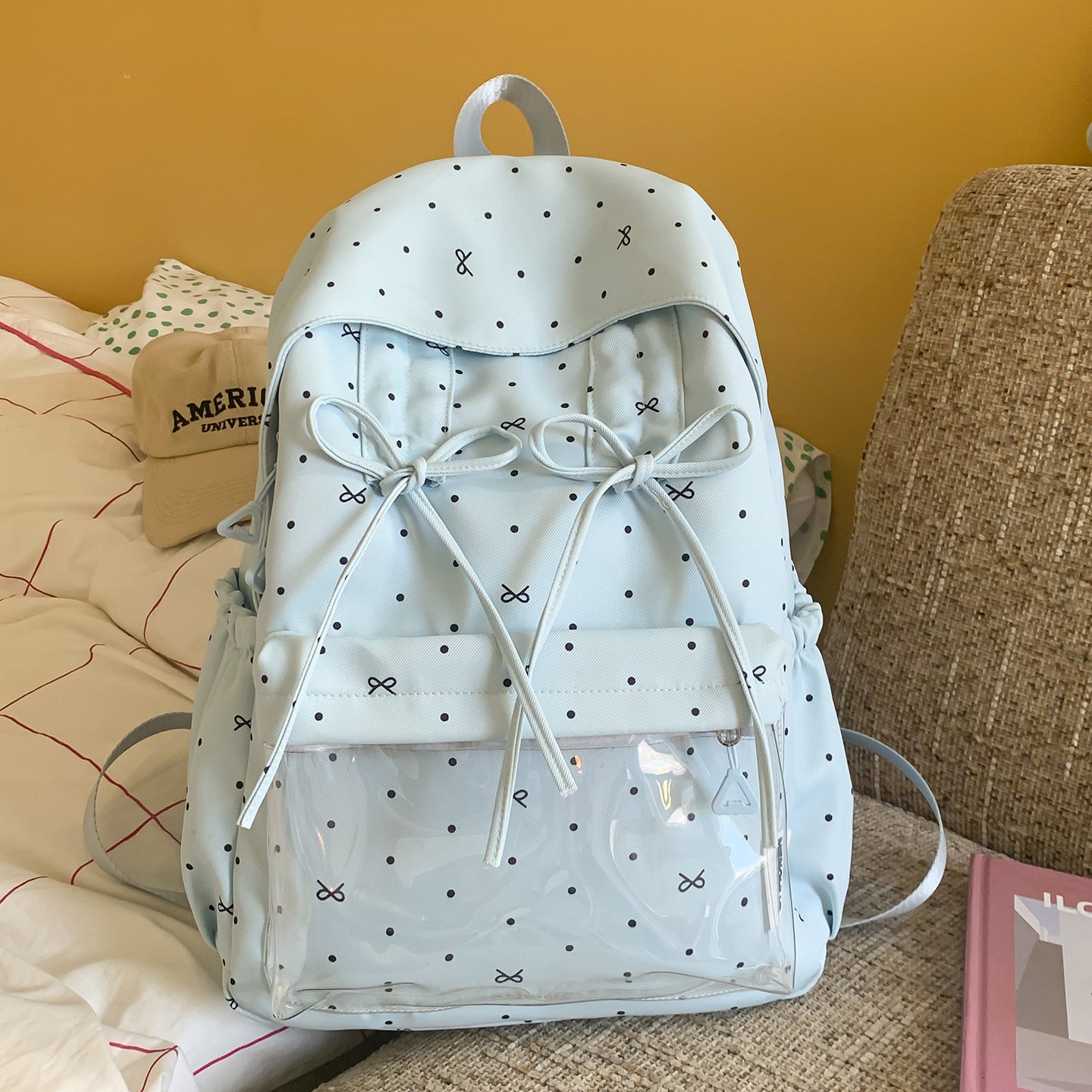 Stylischer gepunkteter Rucksack Brehn