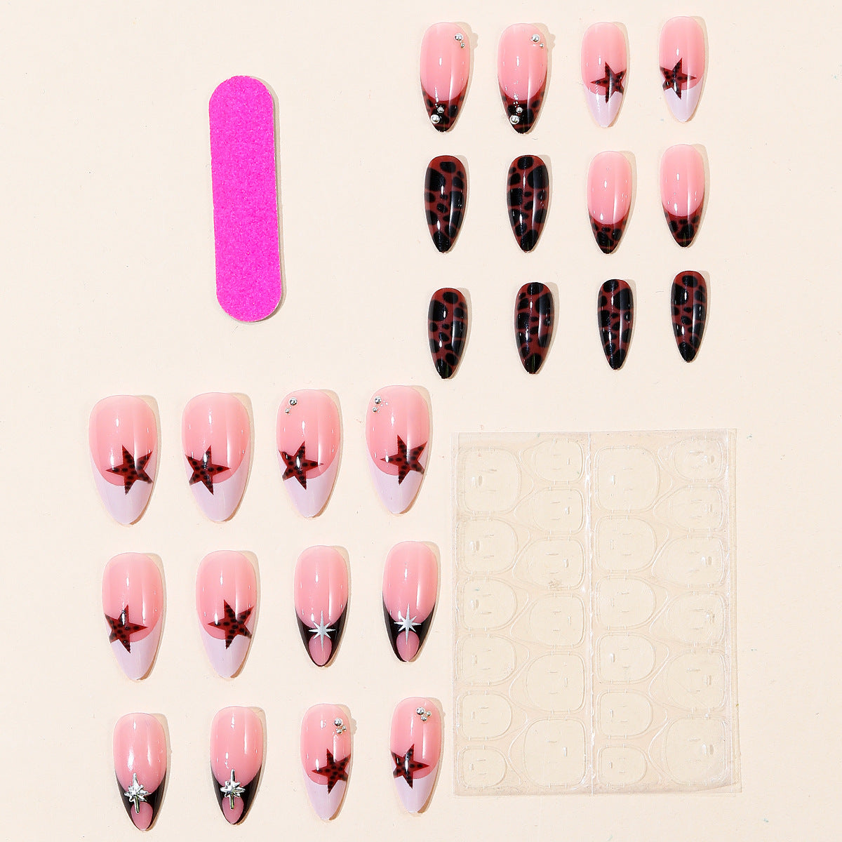 Künstlerisches 3D-Acryl-Nail-Design Brehn